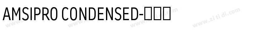 AMSIPRO CONDENSED字体转换